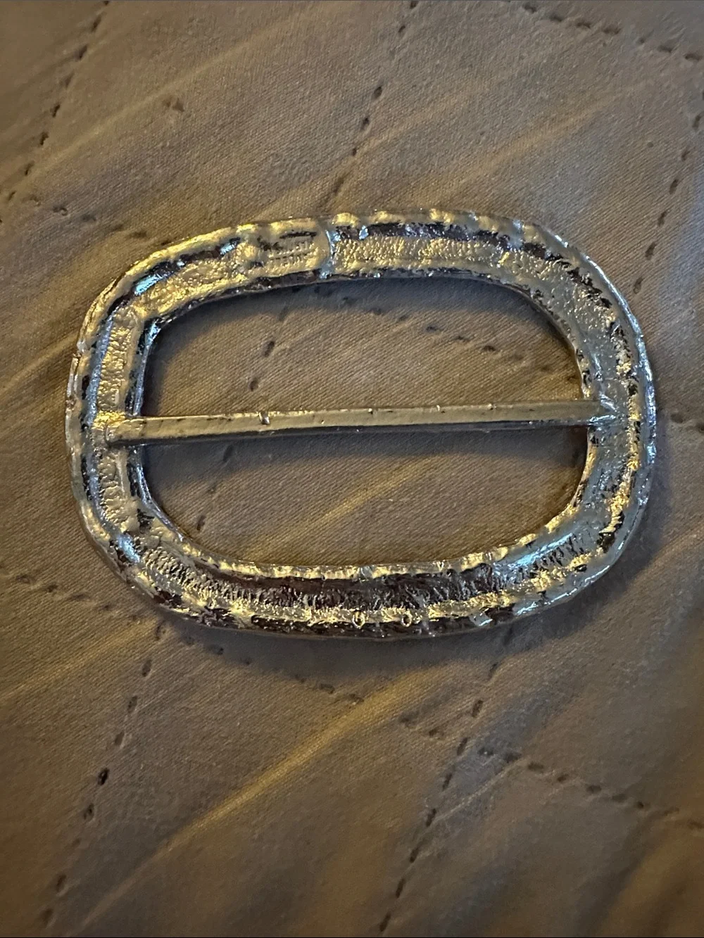 Vintage Large Rhinestone Belt Buckle